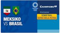 Sedang Berlangsung Brasil vs Meksiko Semifinal Olimpiade Tokyo 2020, Link Live Streaming Ada di Sini